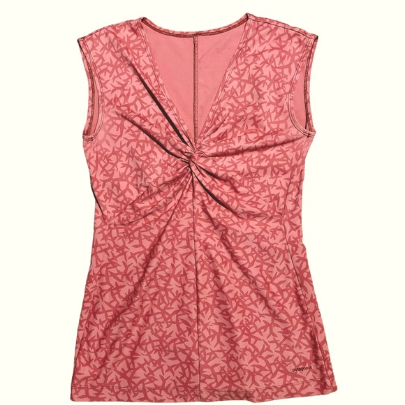 Patagonia Tops - Patagonia Bandha Twist Top In Peachie Pink Sz L